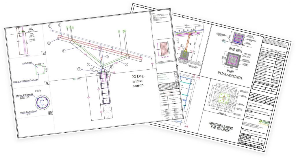 photo of solar structure design