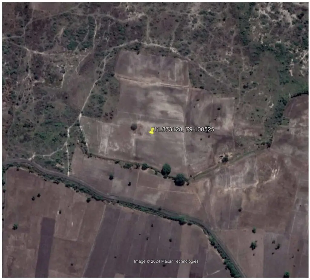 Maxar Tech Map of Solar Farm Land